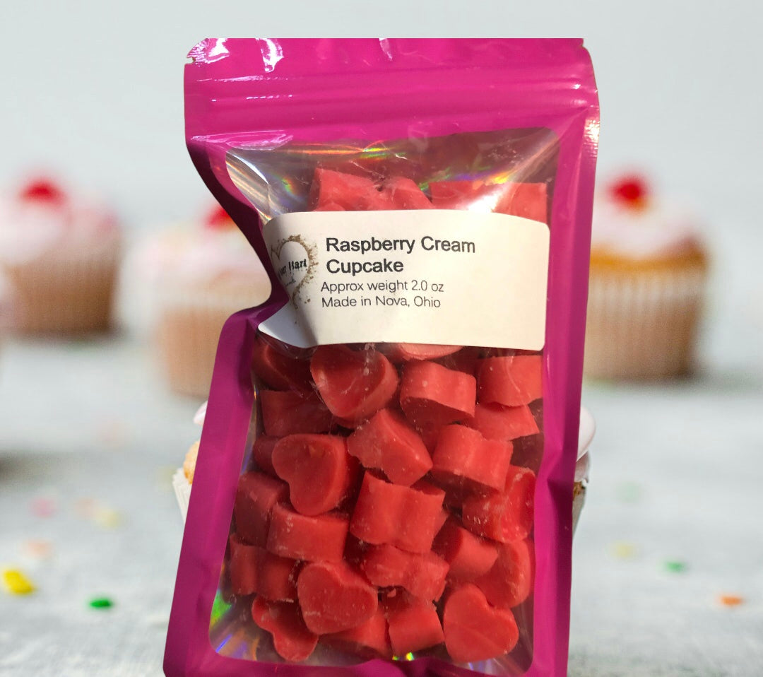 Raspberry Cream Cupcake