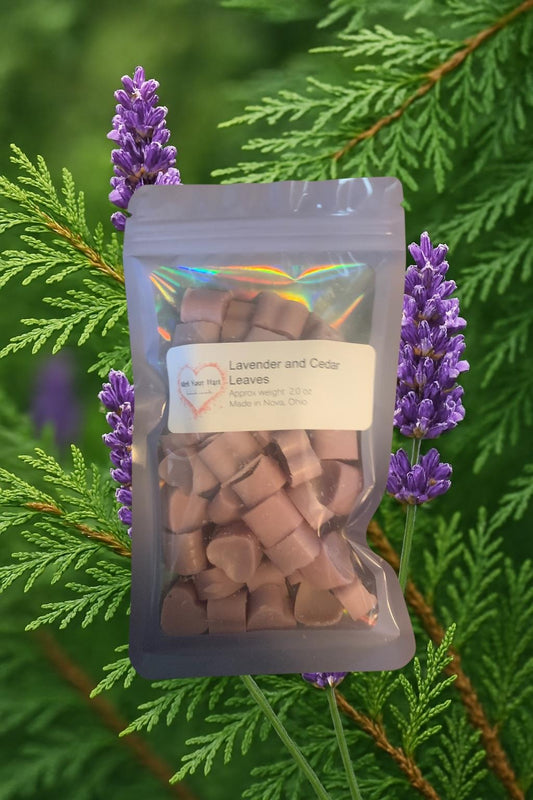 Lavender and Cedar leaves